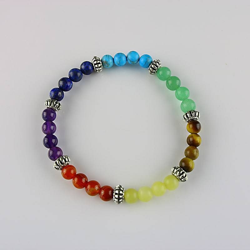 Bracciali & Braccialetti: Edelstein-Armband Chakra - Ø6 – Nuovo e nell'imballaggio originale da Mauren venduto da Yeelen
