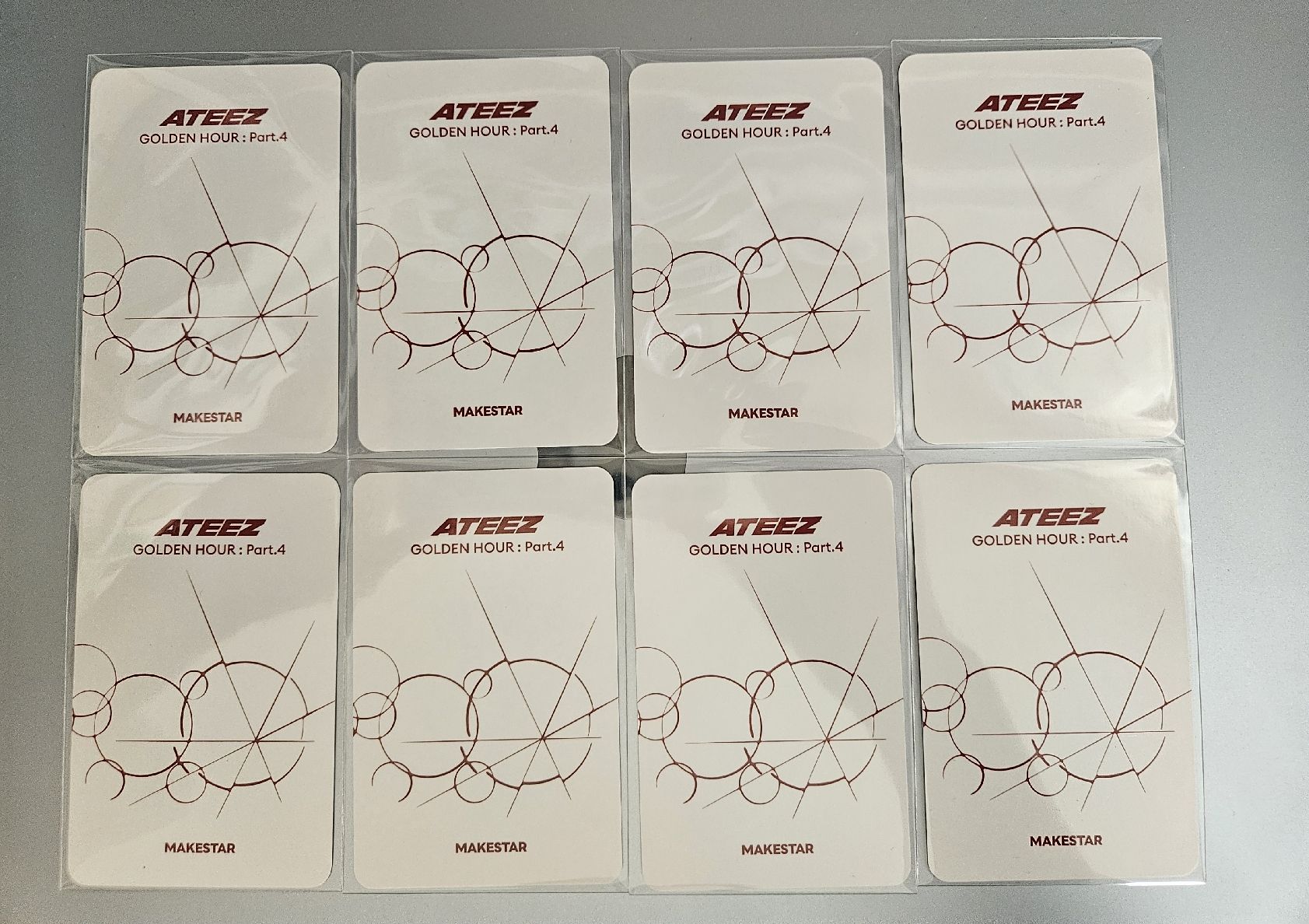 Carte collezionabili: Ateez Makestar PoB Kittyz ver. Set – Usato da Au ZH venduto da Lattee01 1