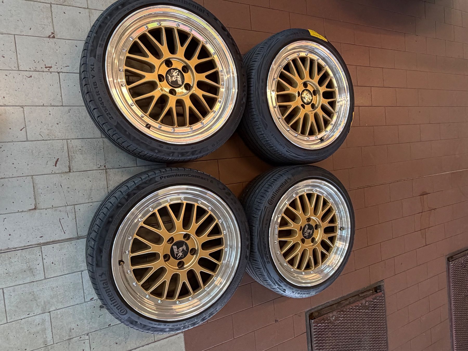 Audi Felgen: Jantes 18 avec pneus continental – Gebraucht aus Courrendlin von shopwheels 9