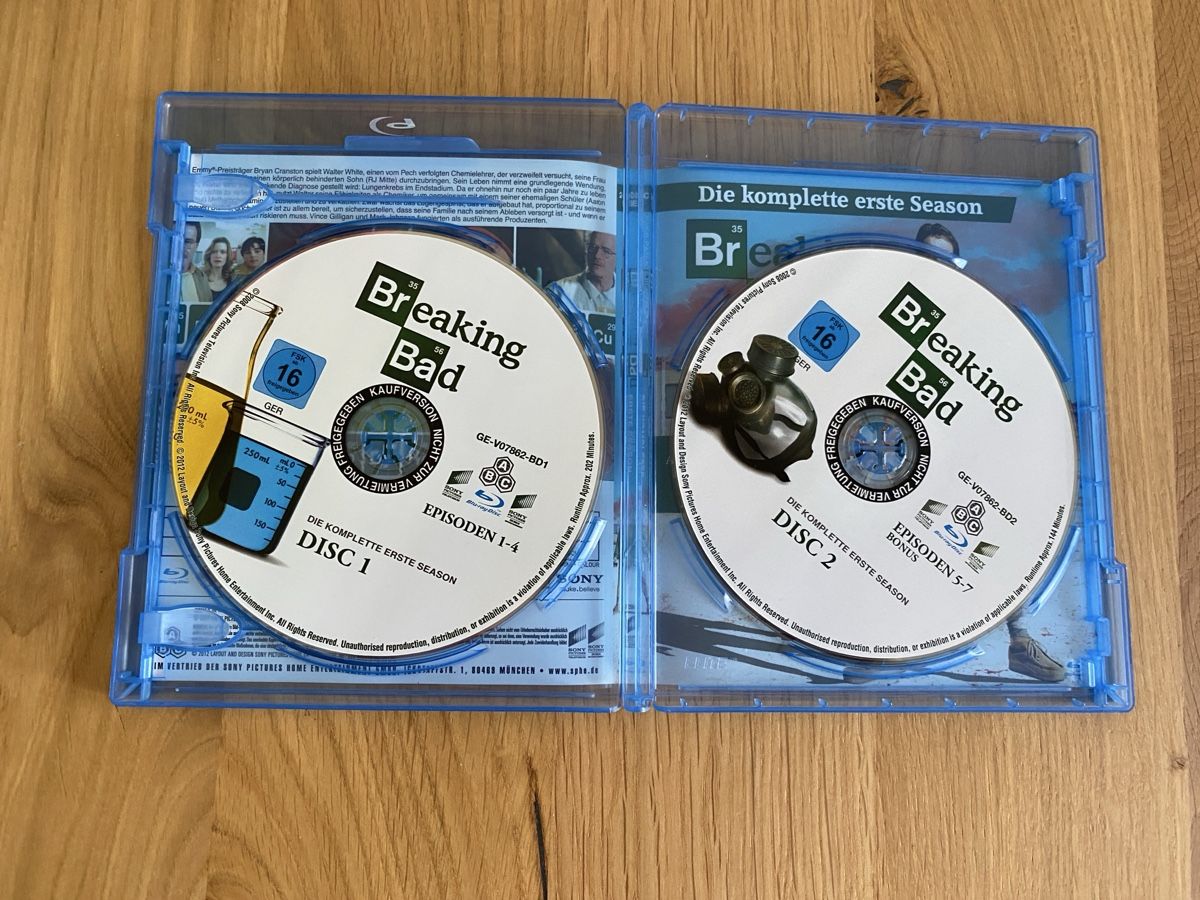 Tutti i DVDs: Breaking Bad erste Staffel – Nuovo (secondo la descrizione) da Hünibach venduto da nadalila 2