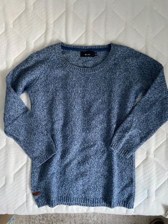 Pulli, blau meliert, Marke kulte