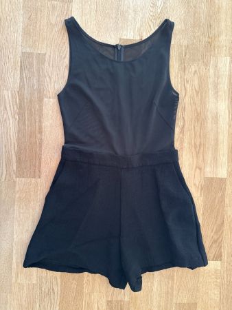 Spende Theodora Stiftung - Schwarzer Jumpsuit Elegant -Gr S