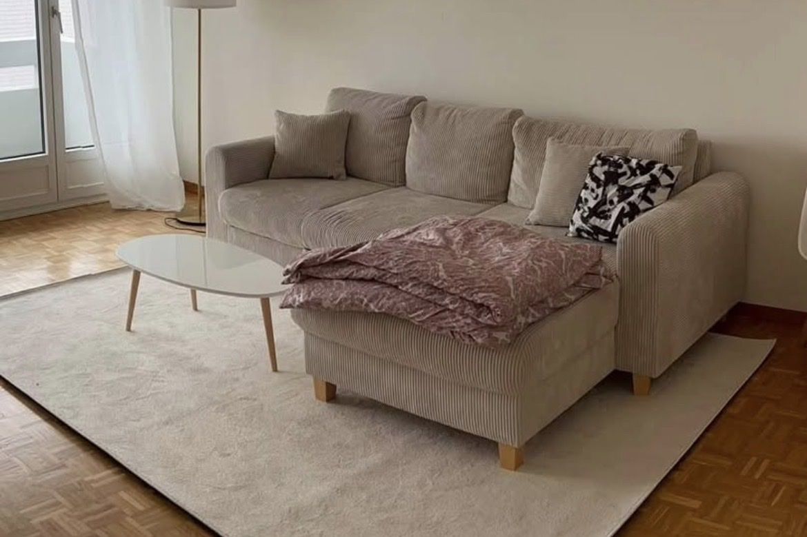 Sofas: Ecksofa Lille Beige Cord Beige – Gebraucht aus Oftringen von say_7wz2