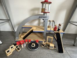 Aéroport en bois Pintoy avec accessoires