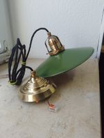 Plafonnier Emaille seltene Industrielampe Vintage Lampe grün