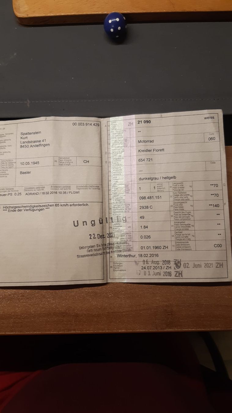 Kreidler Route: Kreidler Florett – D'occasion à Kloten par Mogli007 9