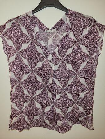 nile bluse, neu, kurzarm, gr. S