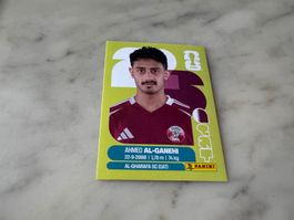 Panini FIFA Fussball WM 2026 Sticker Ahmed Al-Ganehi QAT 19