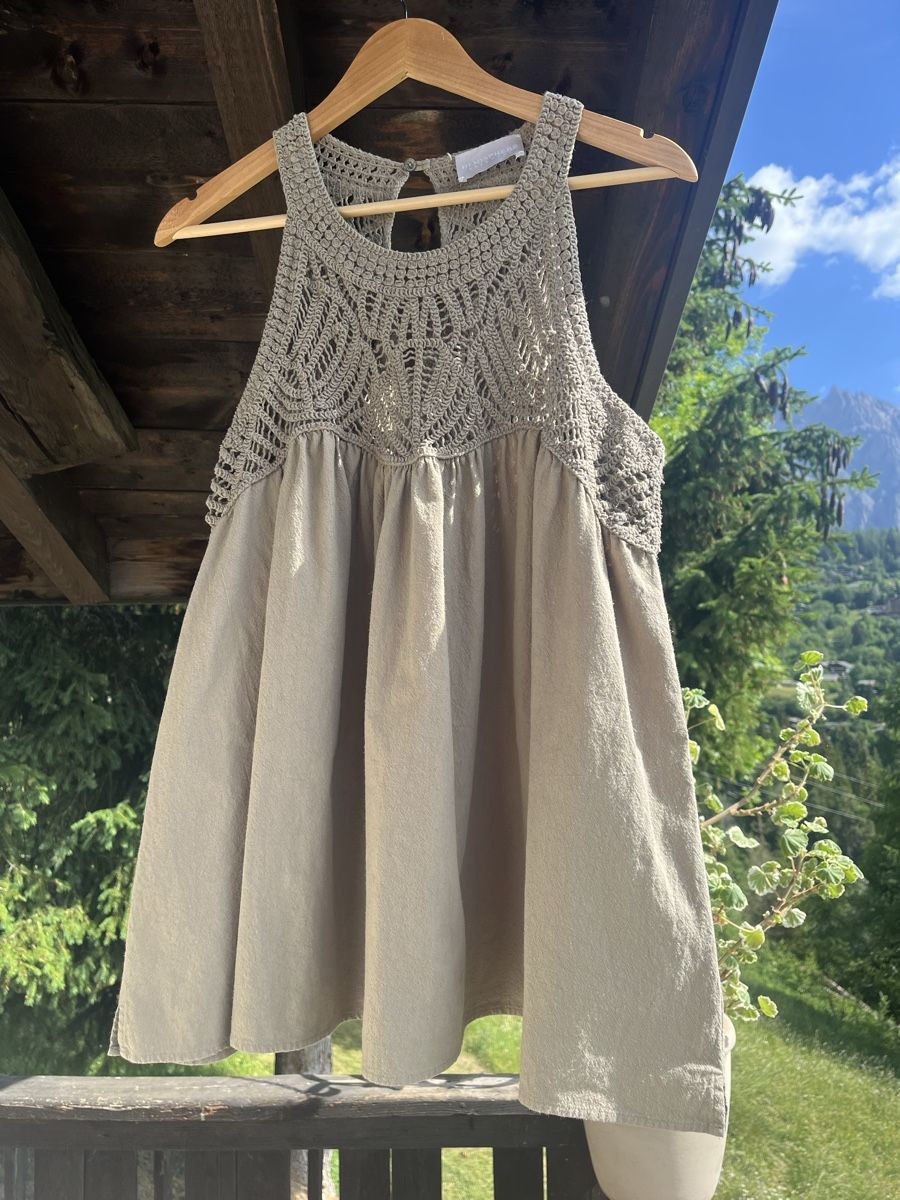 Hemisphere Top: Top en coton hémisphère Gr XL – Usato da Ovronnaz venduto da fra_n8h8