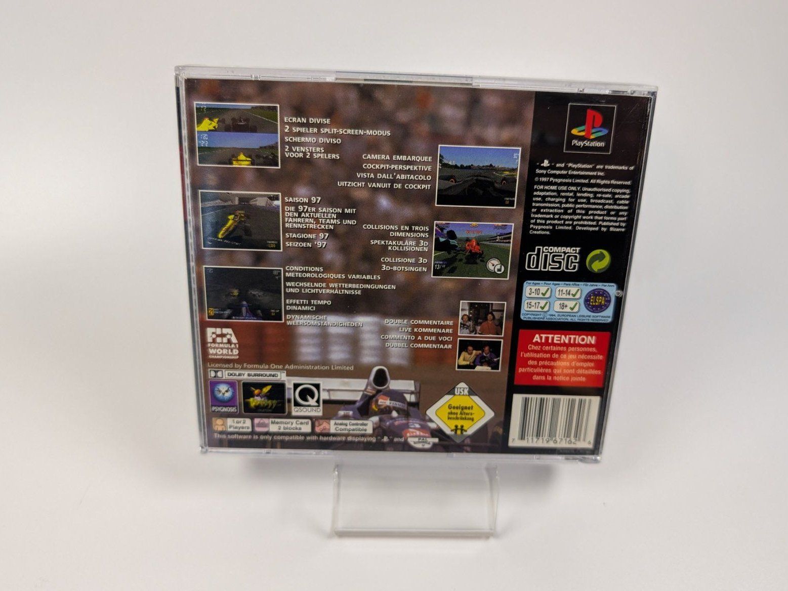 Sony Giochi: Formula 1 97 - Playstation - PS1 – Usato da Ostermundigen venduto da TradeLab 2