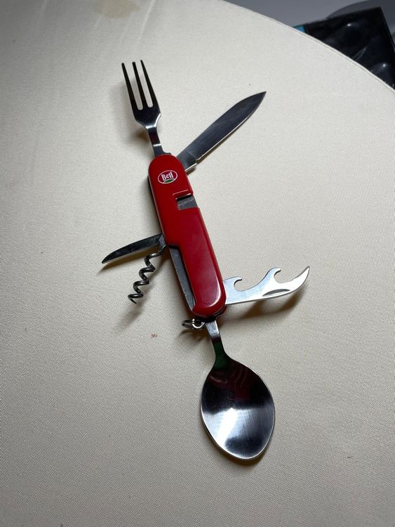 Gourmet Taschenmesser, Sackmesser mit Gabel, Löffel etc Bell (Neu ...