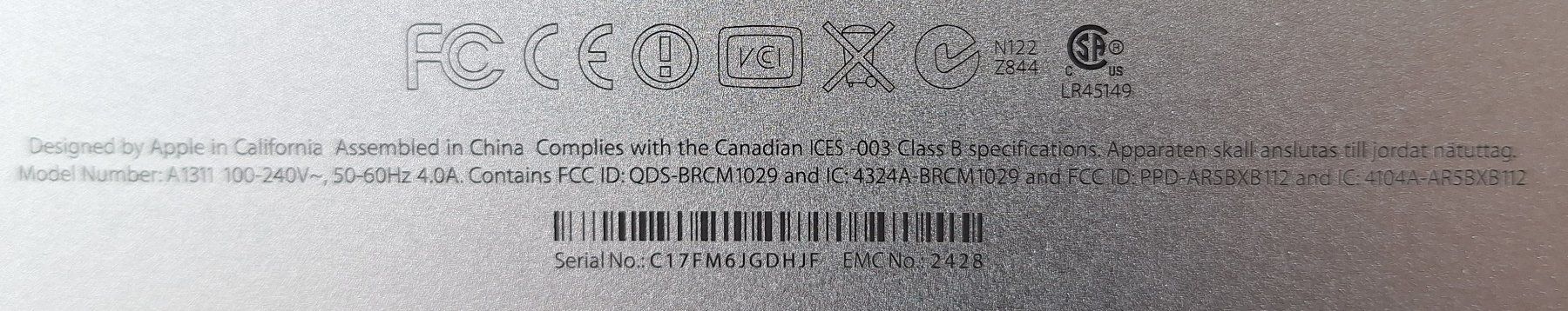 Apple PC: Apple iMac  A1311 21,5Zoll – Usato da Rüti ZH venduto da Xokimilko 2