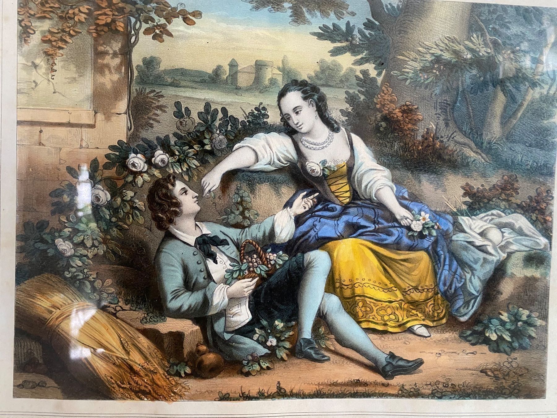 Gemälde: 4 Antike Bilder 18 JH – Gebraucht aus Wildegg von conaisseur 2