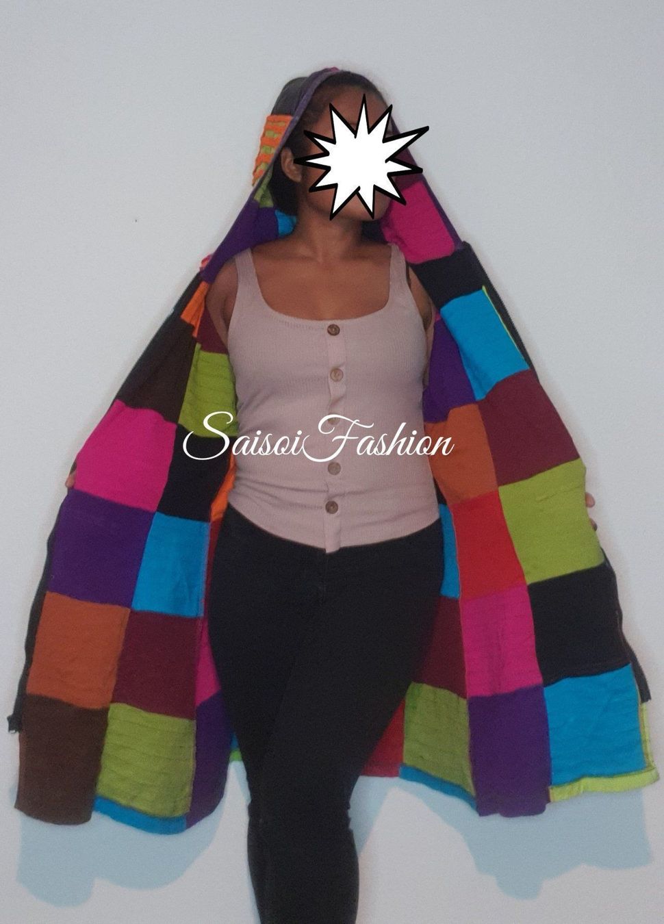 Cappotti: Winter Herbst Goa Hippie Ethno Patchwork Mantel XS-XL – Nuovo e nell'imballaggio originale da Ebmatingen venduto da SaisoiFashion 6