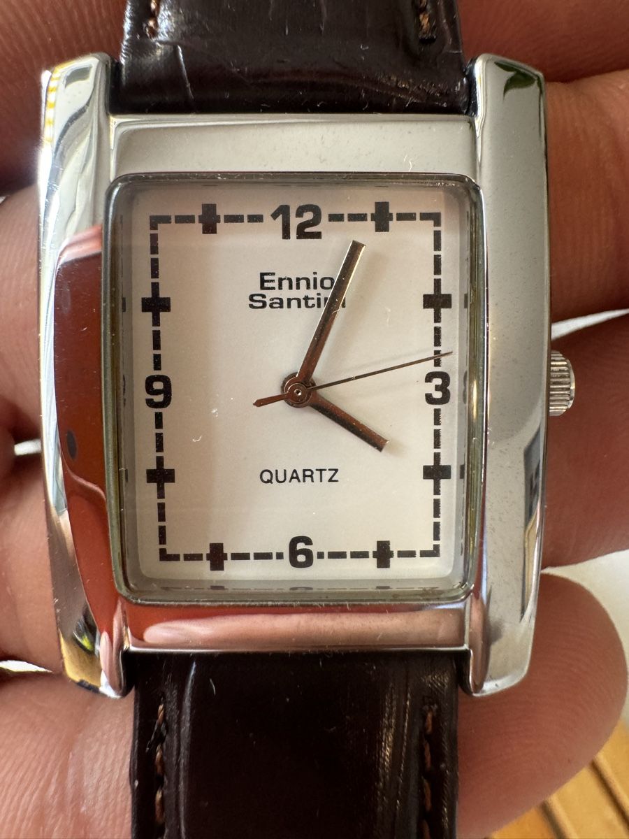 Montres: Ennic Santini Quartz Watch Rectangular Case Used – D'occasion à Gerlafingen par naj_vj8s 1