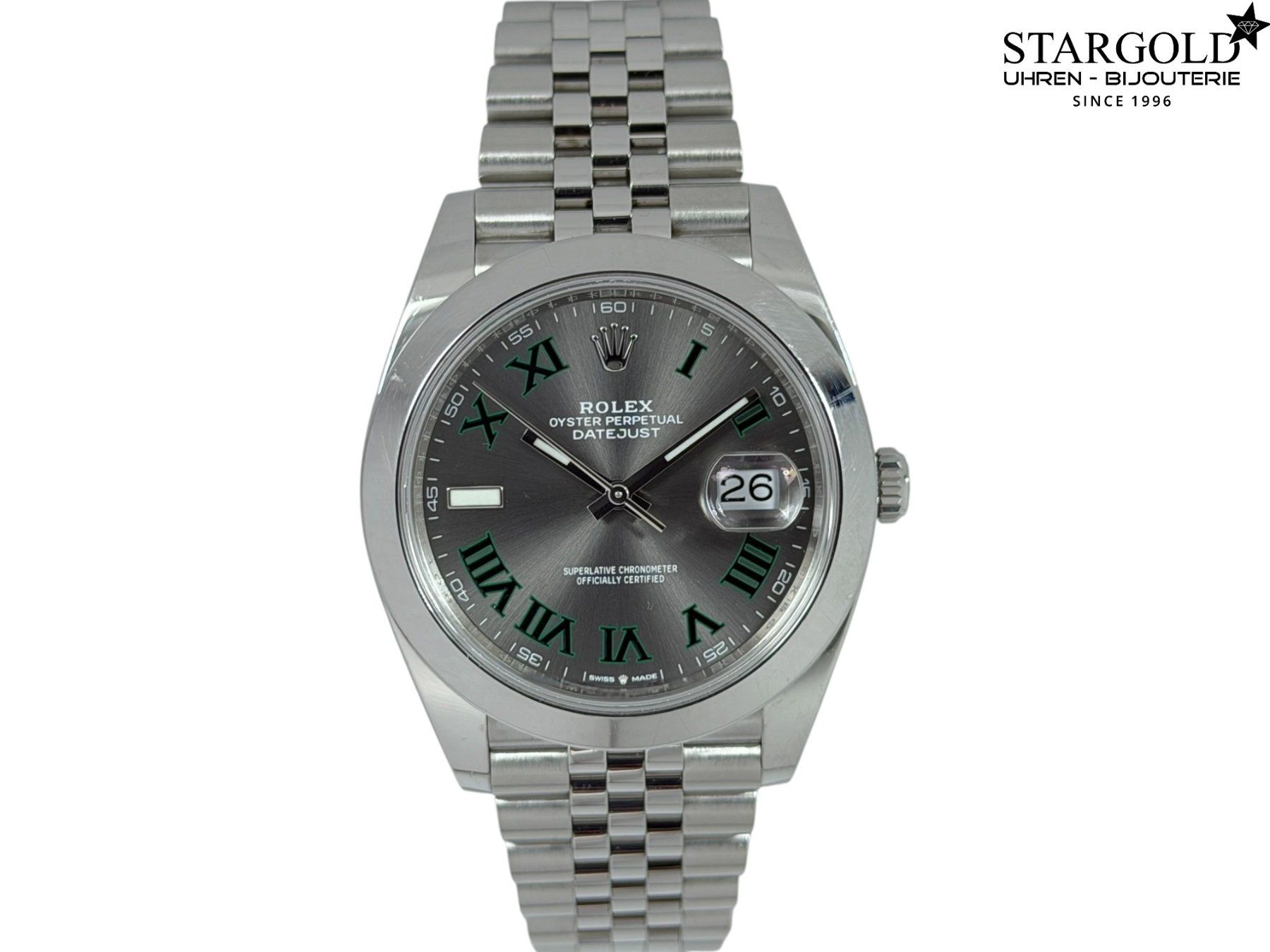 Rolex Orologi: Rolex Datejust Wimbledon 41 - 126300 – Usato da Zürich venduto da Stargold-Uhren