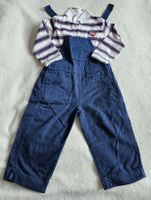 Latzhose mit Shirt 92