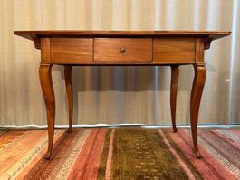 Biedermeier-Tisch Kirsche, mit Schublade