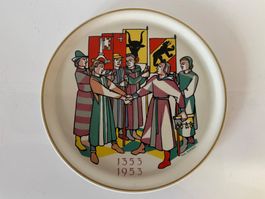 Langenthal Teller Paul Bösch 1353-1953, Wandteller 1953