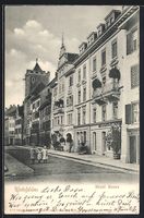 Rheinfelden, Strassenpartie mit Hotel Kr