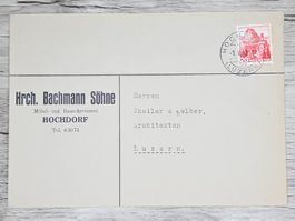 CL01 Enveloppe + Timbre Suisse 1942