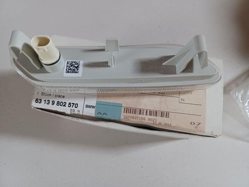 BMW Tutti pezzi di ricambio auto: Original BMW Blinker - Top Zustand! – Usato da Immensee venduto da bubi19 1