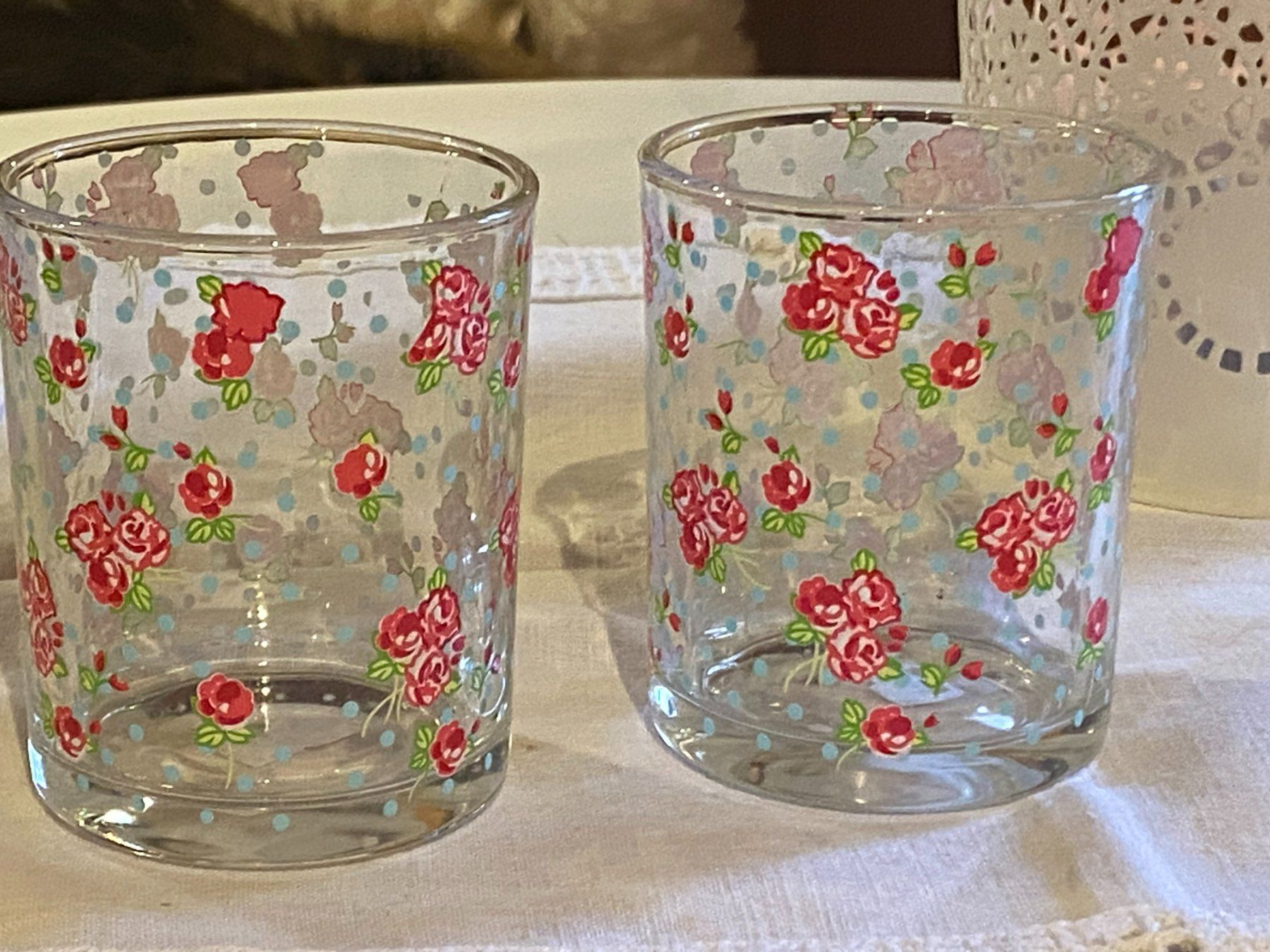 Kerzenständer: WINDLICHTER ROSEN,2ER-SET – Neu (gemäss Beschreibung) aus Meienried von ManuelaBoutique 8