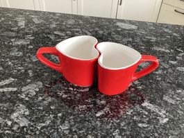 2 Gr.Herztassen für Lungo o Cappuccino !