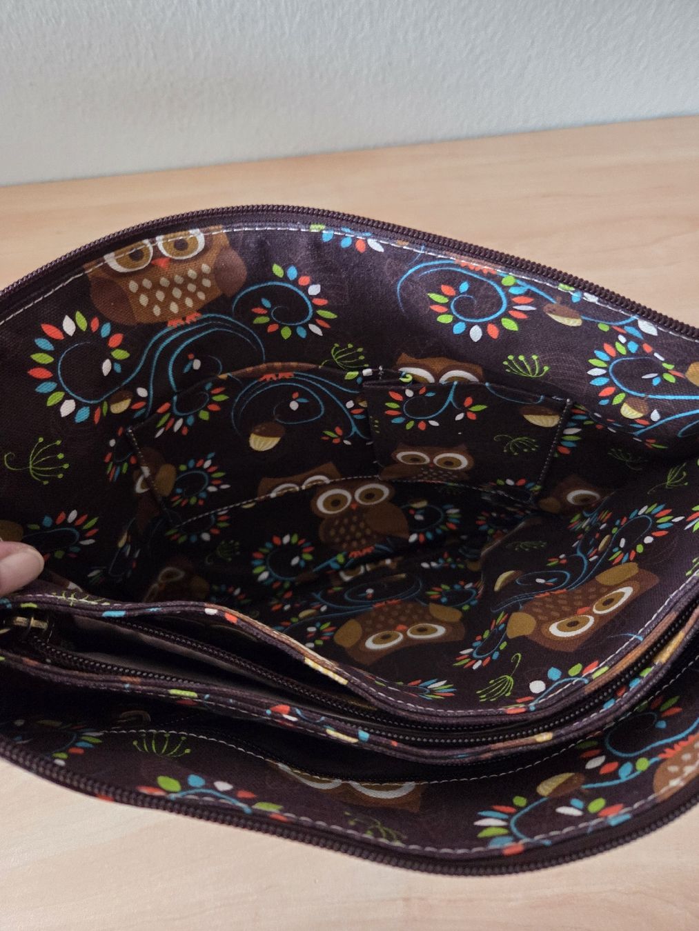 Tulip Borse da donna: Tasche Marke Tulip im Eulen Design  – Usato da Winterthur venduto da katzen07 5