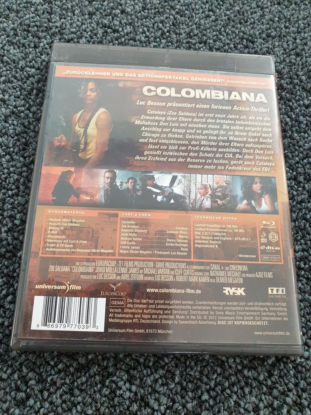 Tutti i DVDs: COLOMBIANA – Usato da Ruswil venduto da jan_bxl5 1