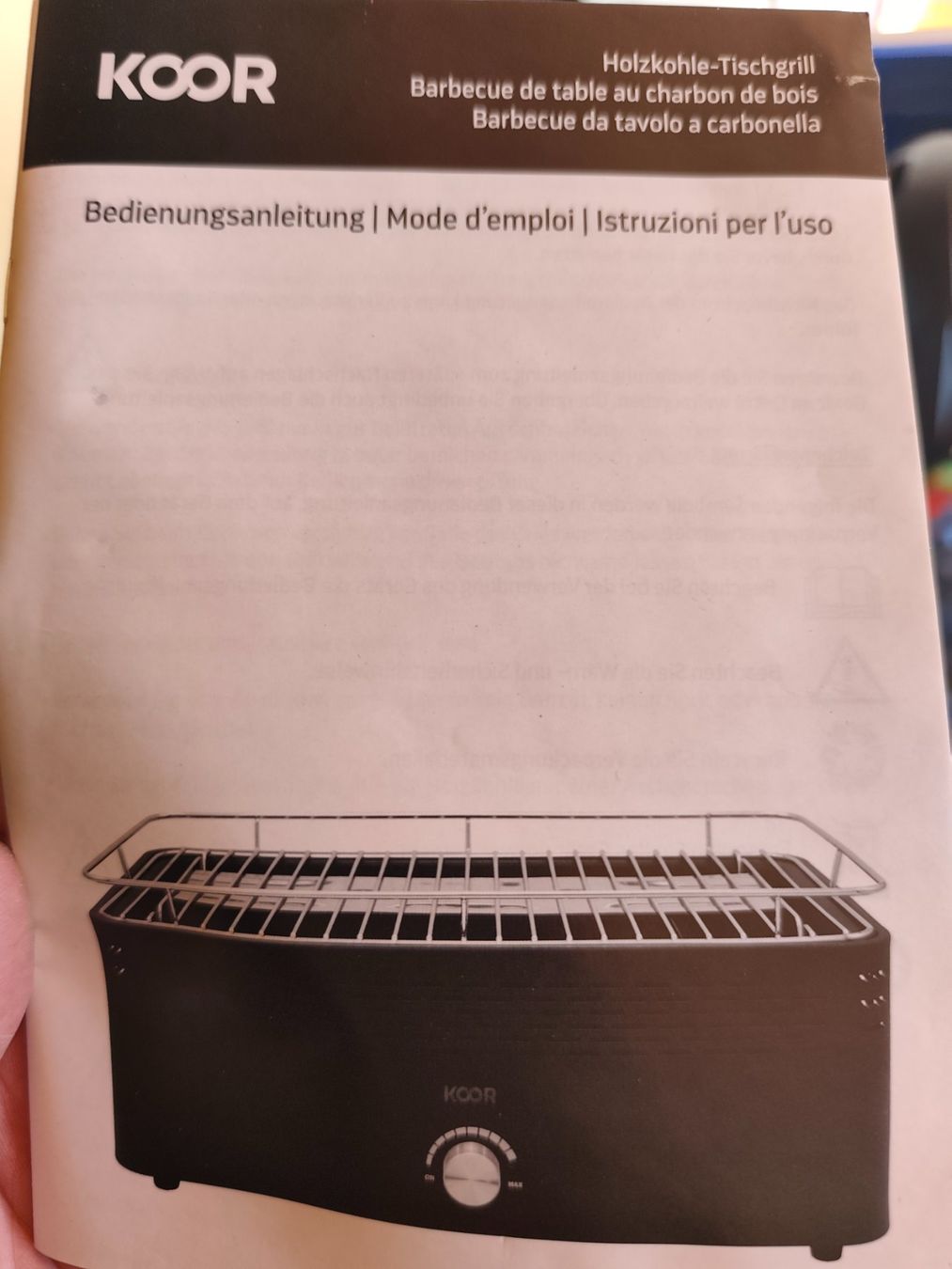 Griglie: Holzkohle - Tisch - Grill – Nuovo (secondo la descrizione) da Oeschgen venduto da haderlump65 3