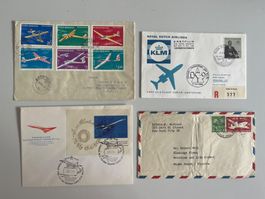 Ganzsachen Flugpost Diverse