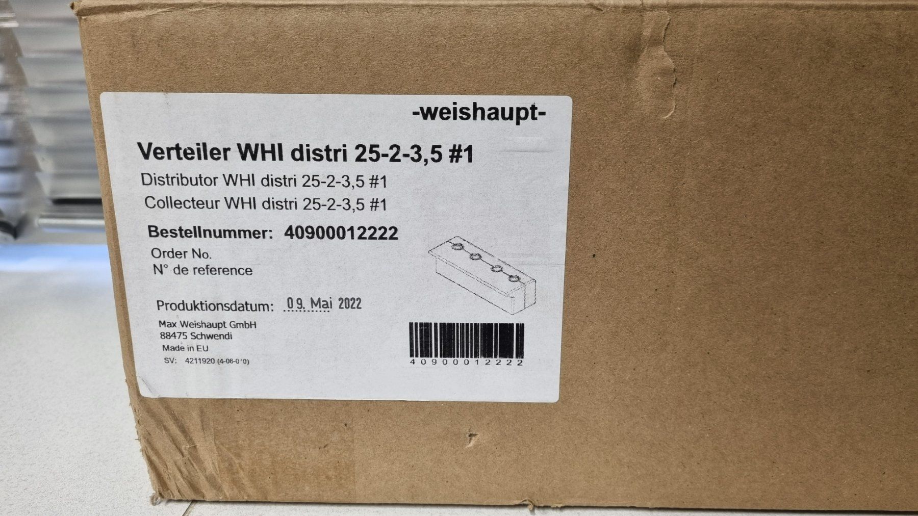 Radiatori: Heizungsverteiler Weishaupt – Nuovo e nell'imballaggio originale da Wahlen venduto da Veani