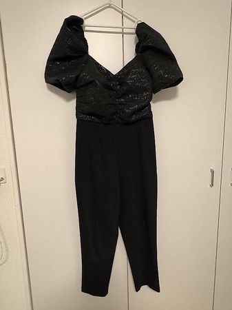 Combi-pantalon jacquard - Noir - H&M  Taille 42 (petit) 
