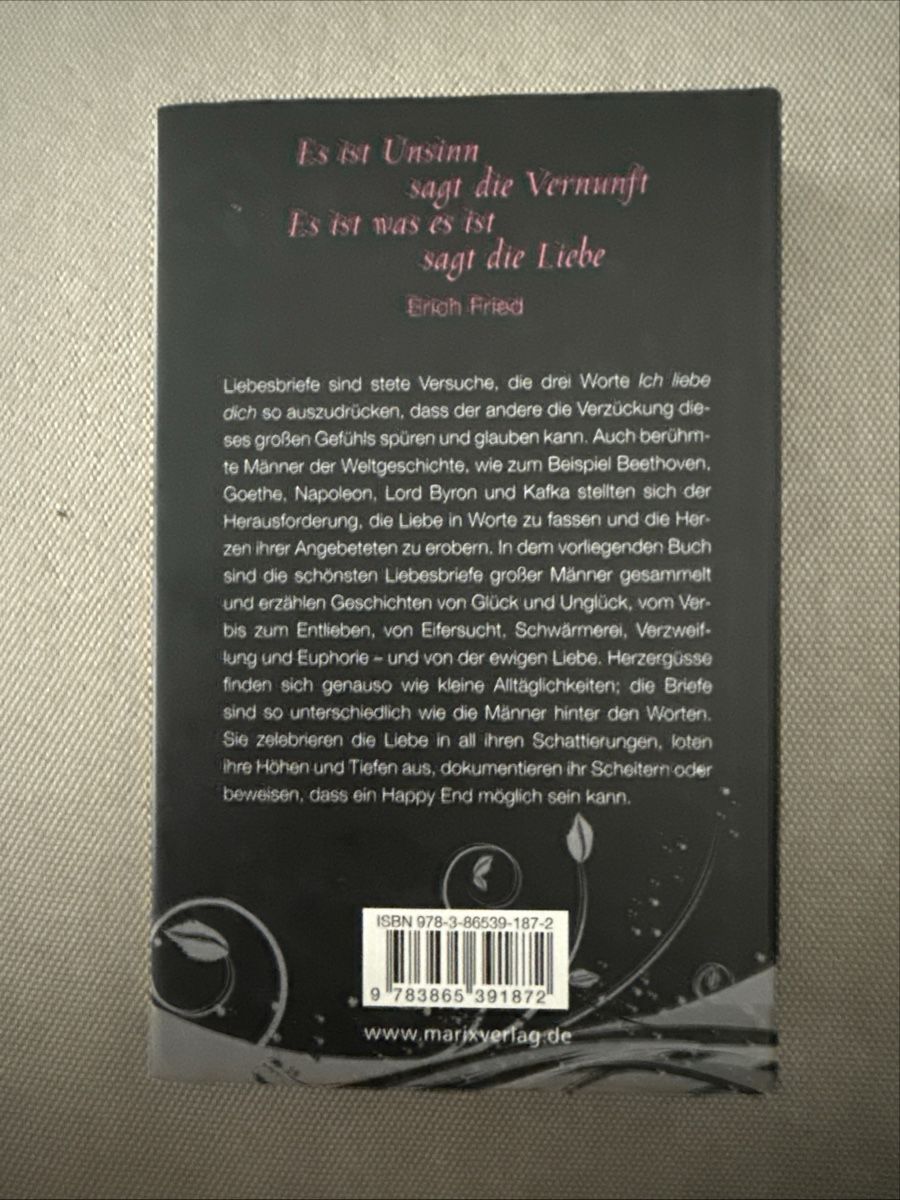 Libri: liebesbriefe grosser männer - sabine anders – Usato da Luzern venduto da nin_652v 1