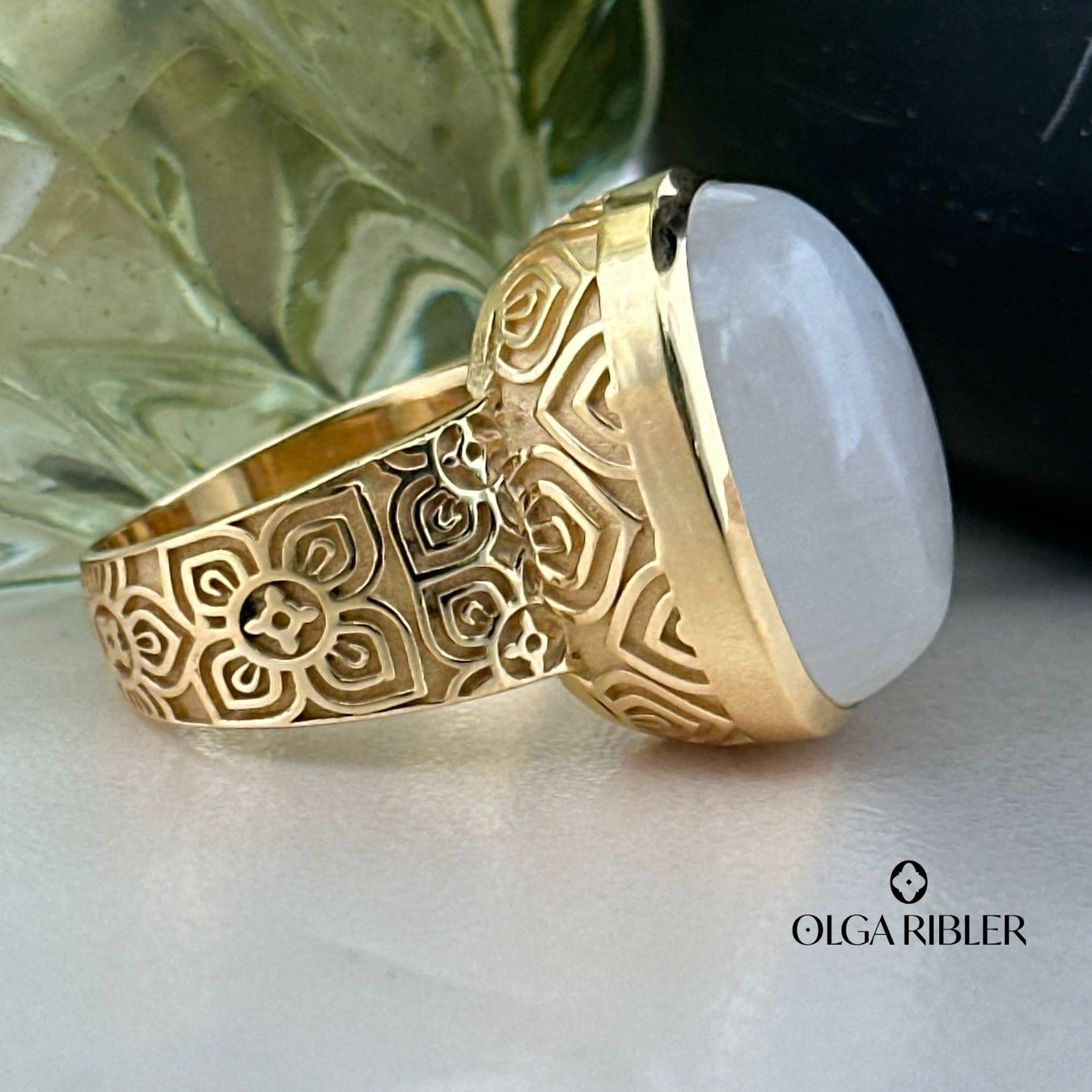Olga Ribler Anelli: Sterling Silber Ring 925 mit  Mondstein  Grösse 57 – Nuovo (secondo la descrizione) da Luzern venduto da Schmuckoutlet 6