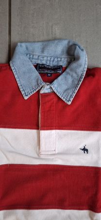 Rugby Shirt USA-Style Grösse M gestreift