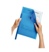 DURABLE Klemmschiene, 50-60 Blatt, 50 Stück, transparent