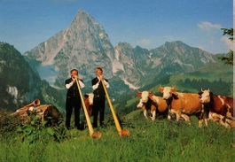SAANENLAND - Eggli, Gummfluh, Videmanette, Alphorn-Duo Wicky
