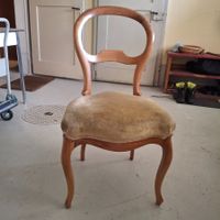 6 Holz-Essstühle aus den 50er Jahren