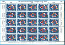 Bogen  1966   CERN,  Genf      postfrisch