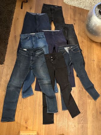 8 lange Hosen versch. Marken Levis & Co.