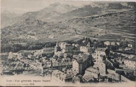SION - Vue générale depuis Valère