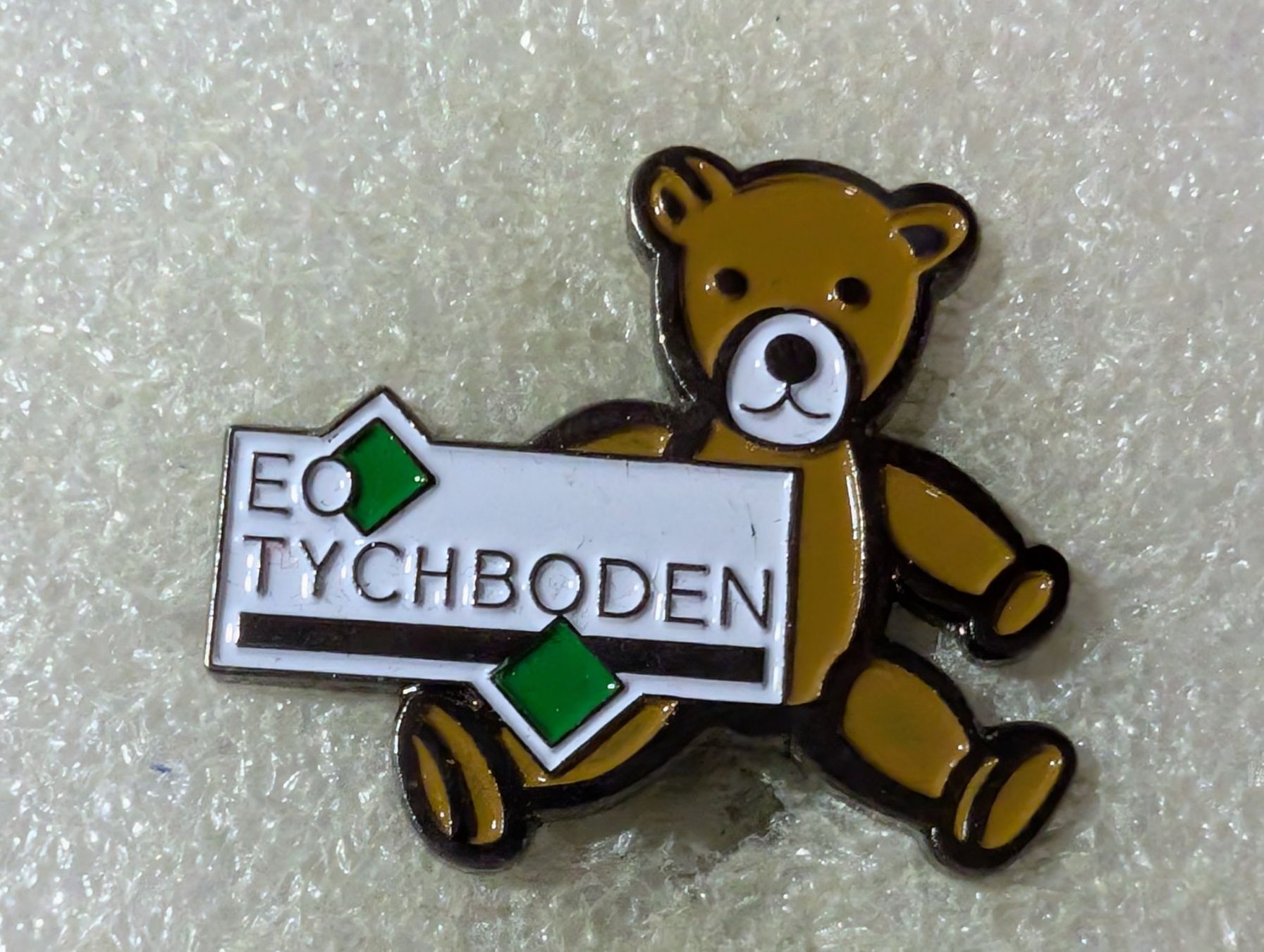Placchette & Badge: Ansteckpin 115: EO Tychboden – Usato da Oppligen venduto da Pin-Fall-Shop