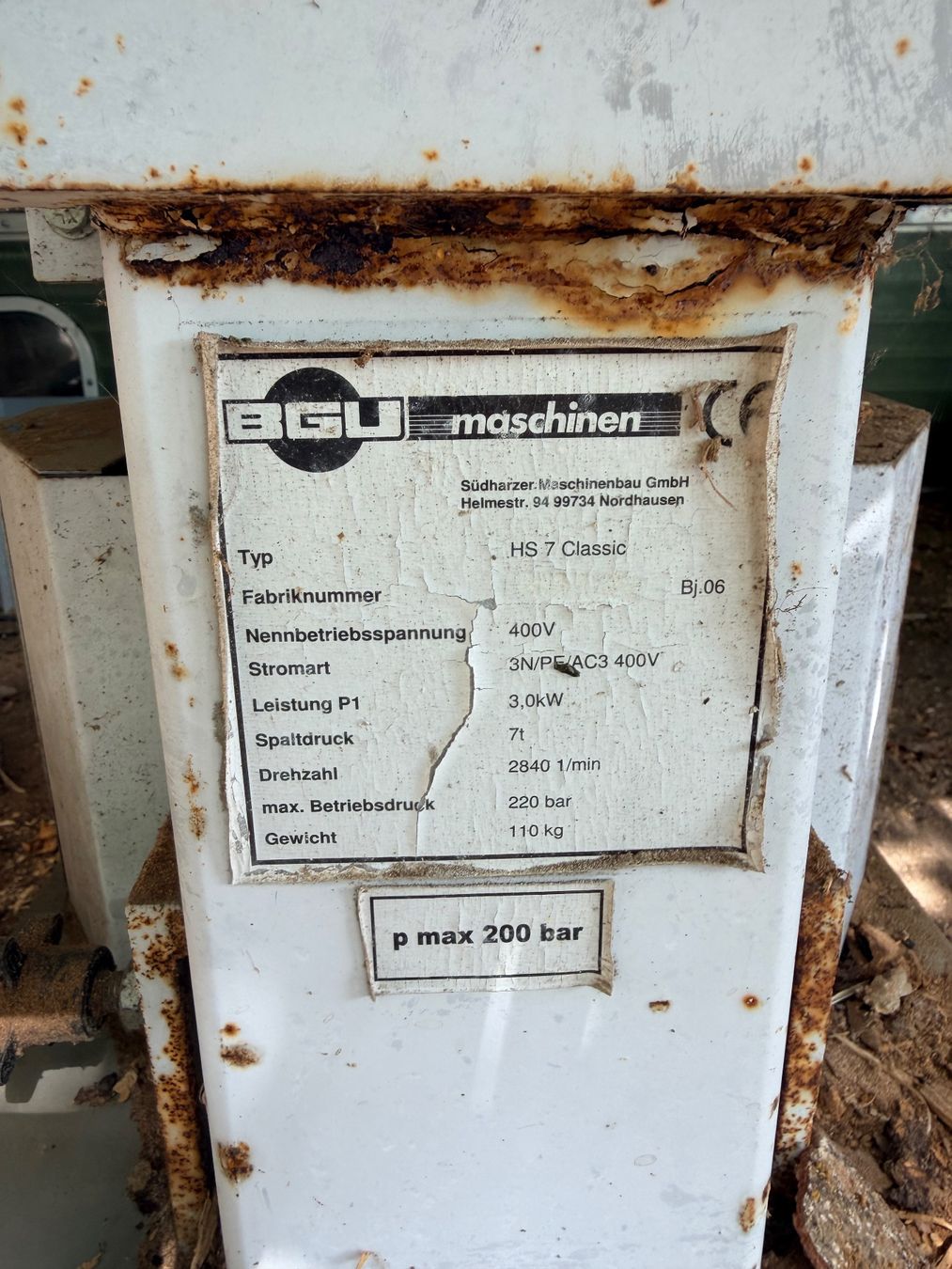 Tutte le macchine: Holzspaltmaschine / Holzspalter – Usato da Walterswil SO venduto da Porsche930 3