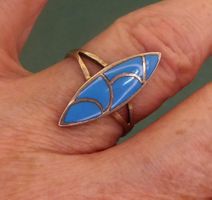 Ring 925 Silber emailliert
