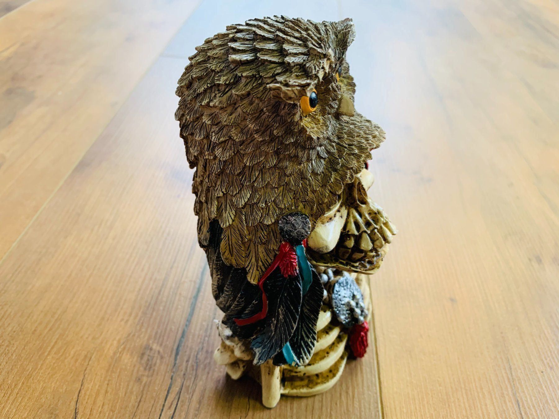 Sculture & Statue: Totenschädel Schädel SKULL Eule 15cm NEU – Nuovo e nell'imballaggio originale da Bergdietikon venduto da shopAgent 7