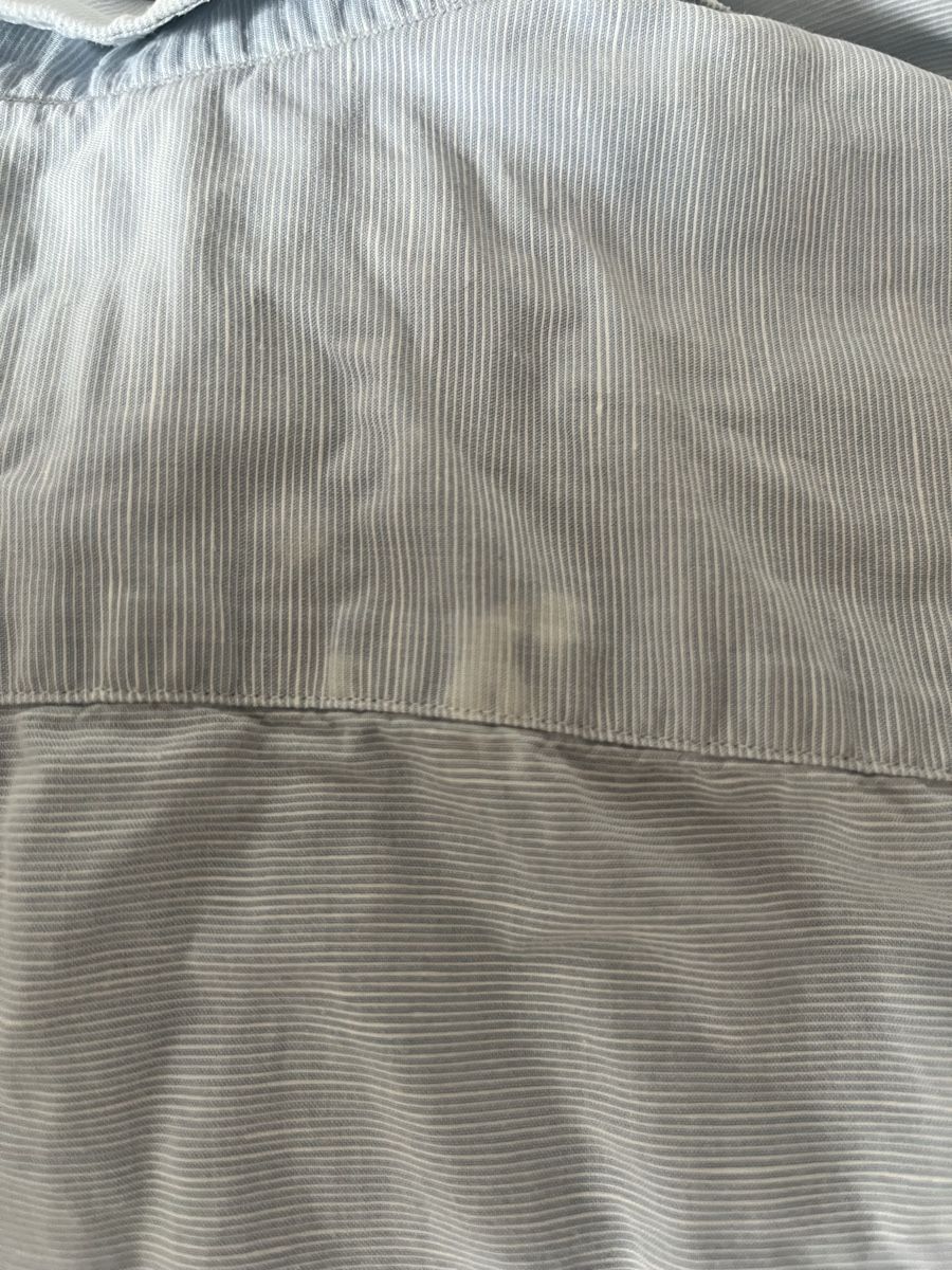 Massimo Dutti Hemden: Kurzarmhemd Massimo Dutti gestreift hellblau Grösse L Flecke – Gebraucht aus Niederwangen BE von tan_xj9t 3