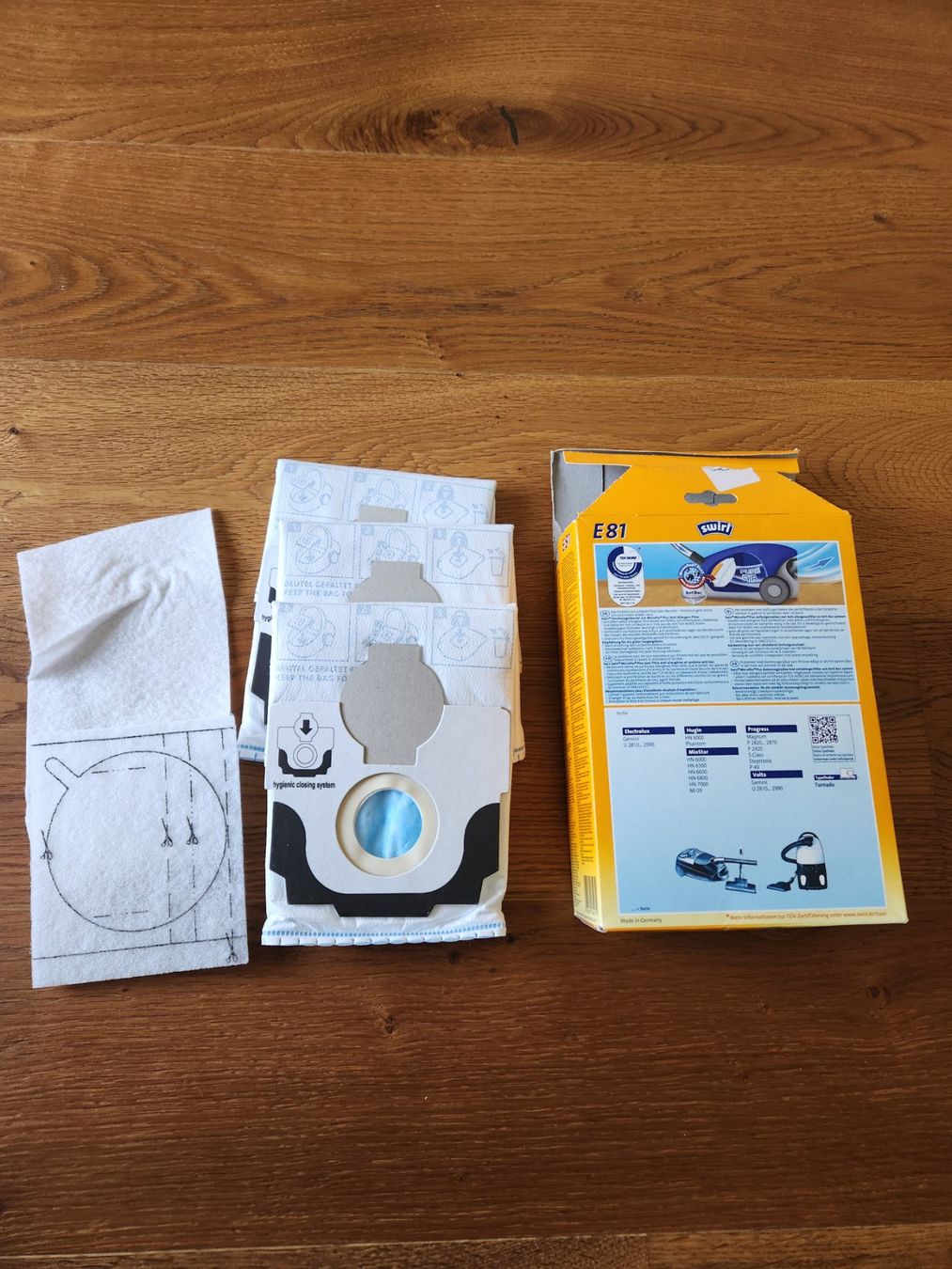 Aspirapolveri & Accessori: Staubsaugerbeutel E81 von Swirl – Usato da Bern venduto da monbijou01