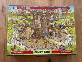 Marino Degano Funky Zoo Puzzle – 1000 Teile – komplett